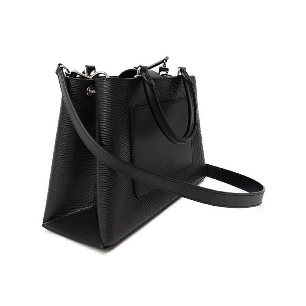 Louis Vuitton Kleber Epi Shoulder Bag Black